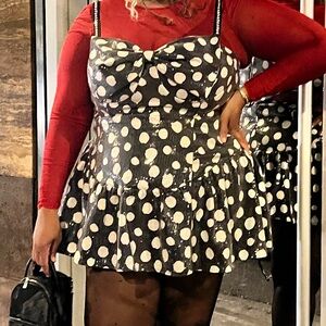 Sequins Polka Dot Two-Piece Set